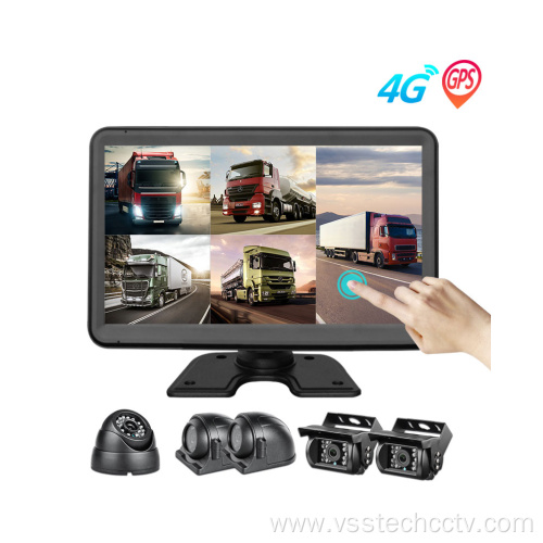 4G 5-channel DVR Monitor All-in-One